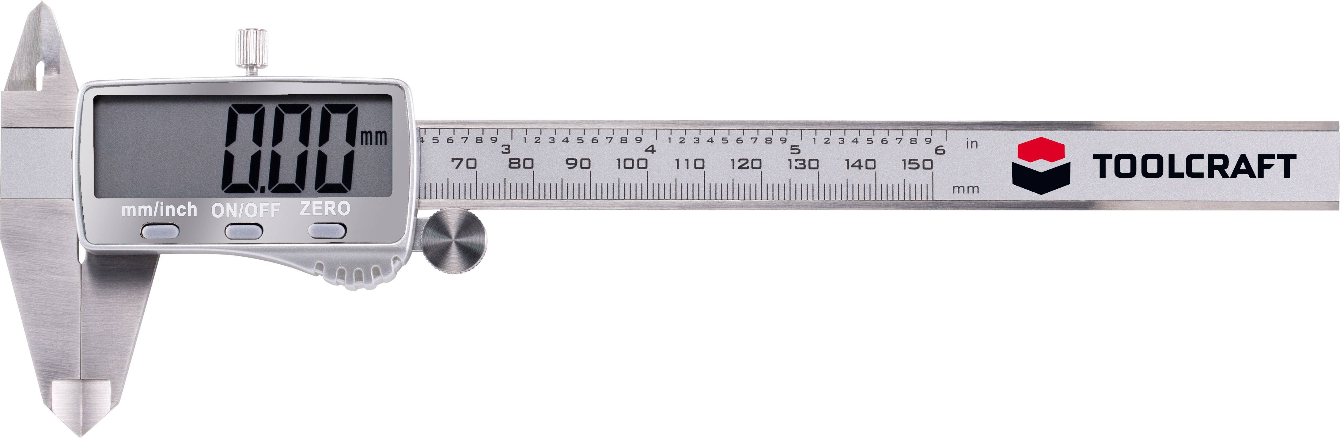 TOOLCRAFT DIN EN 862 TO-5664642 Digitaler Messschieber 150 mm