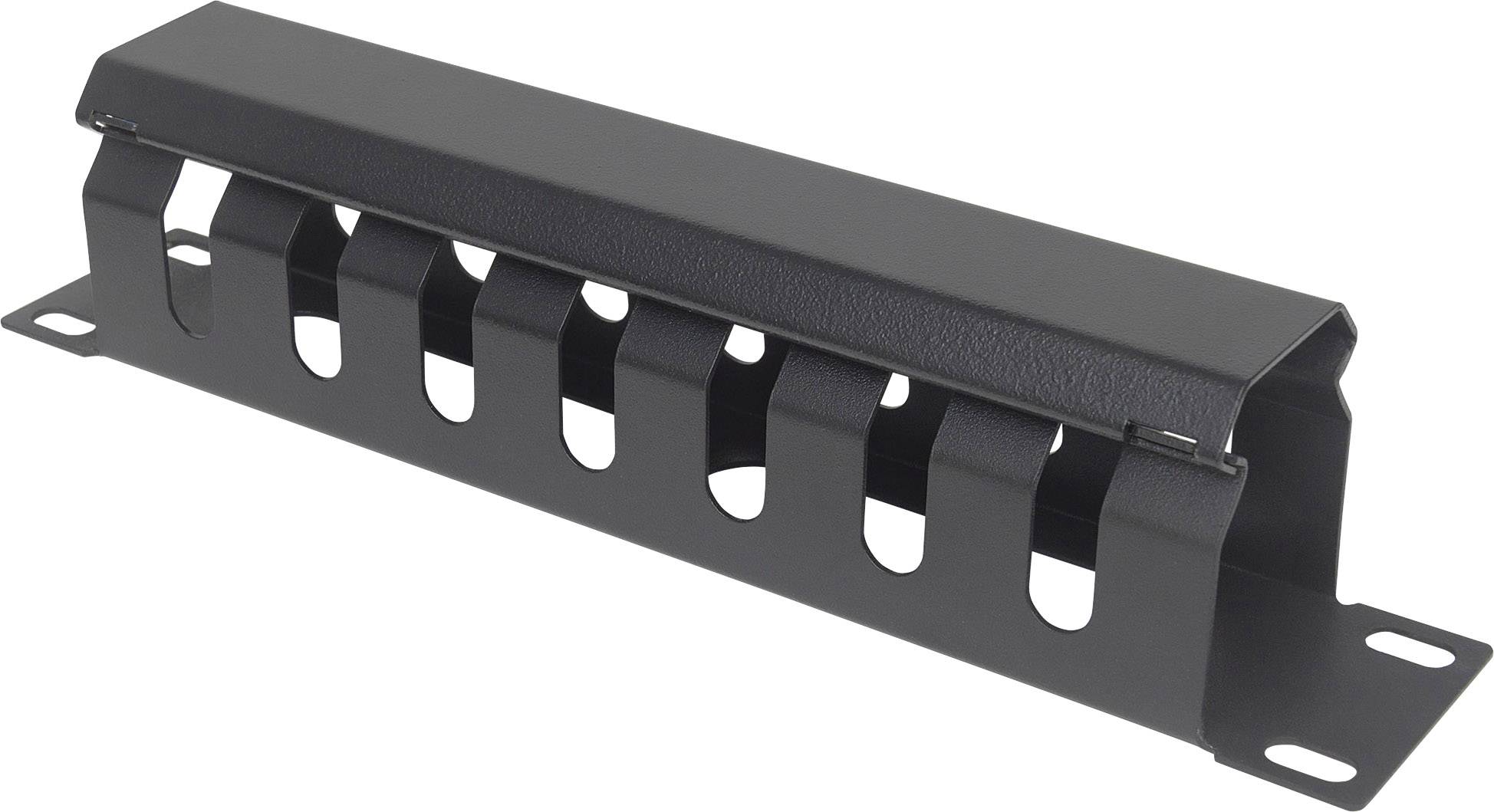 Intellinet 714853 10 Zoll Netzwerkschrank-Kabelführung Schwarz (RAL 9005)