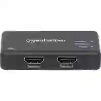 Manhattan 207669 2 Port HDMI-Splitter 4096 x 2160 Pixel Schwarz Manhattan 207669 2 Port HDMI-Splitter 4096 x 2160 Pixel Schwarz