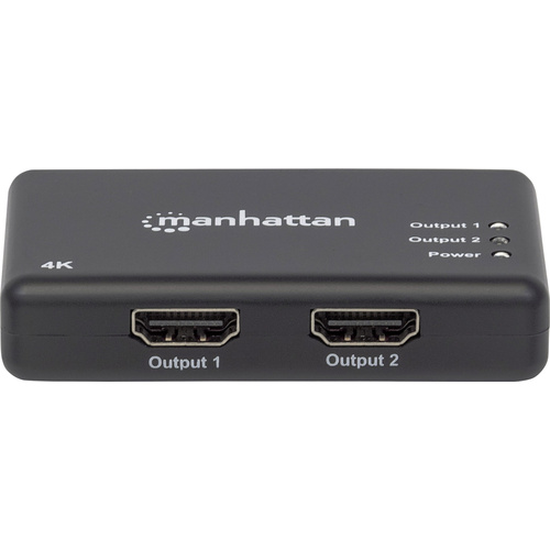 Manhattan 207669 2 ports Répartiteur HDMI 4096 x 2160 pixels noir