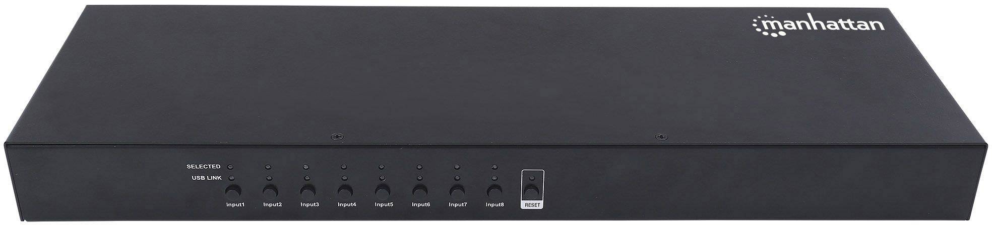 Manhattan 8 Port KVM-Umschalter HDMI 1920 x 1440 Pixel