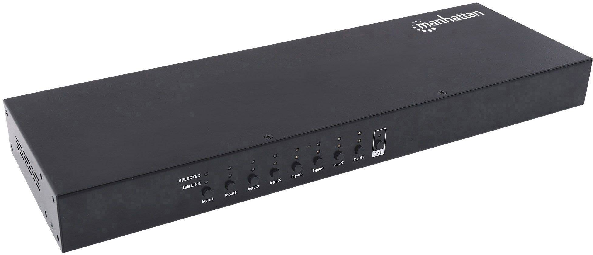 Manhattan 8 Port KVM-Umschalter HDMI 1920 x 1440 Pixel