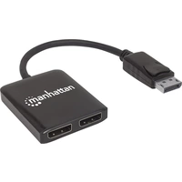 Manhattan 207768 2 Port DisplayPort-Splitter 3810 x 2160 Pixel Manhattan 207768 2 Port DisplayPort-Splitter 3810 x 2160 Pixel