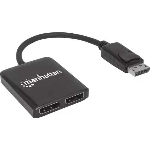Manhattan 207768 2 Port DisplayPort-Splitter 3810 x 2160 Pixel Manhattan 207768 2 Port DisplayPort-Splitter 3810 x 2160 Pixel