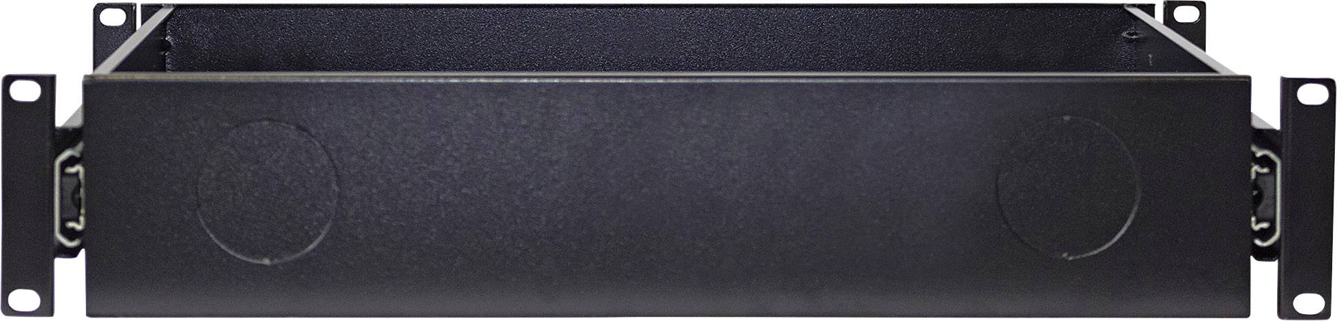 Intellinet 714938 19 Zoll Netzwerkschrank-Schublade 2 HE Geeignet für Schranktiefe: ab 450mm Schwarz (RAL 9005)