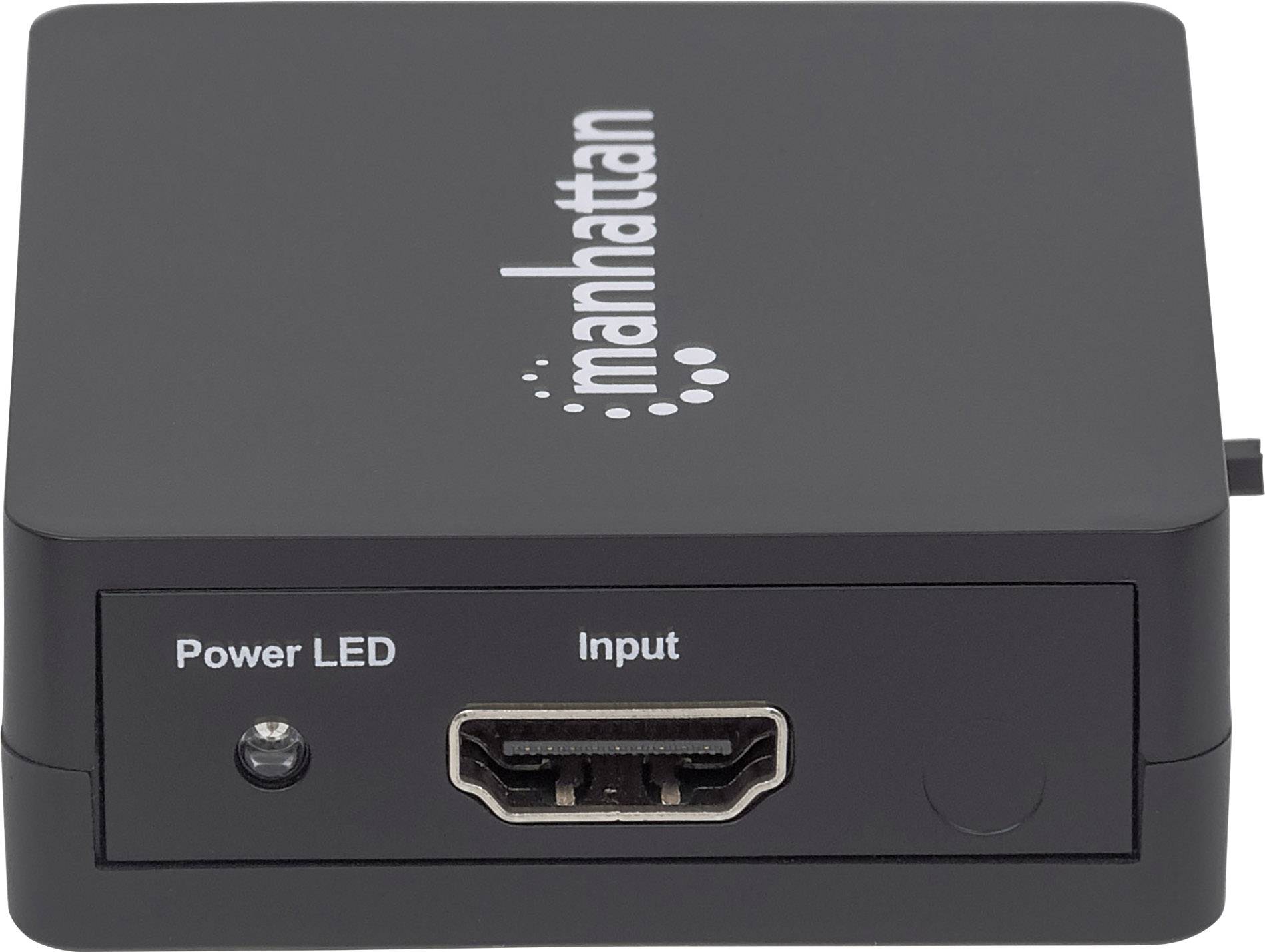 Manhattan 207652 2 Port HDMI-Splitter 1920 x 1080 Pixel Schwarz