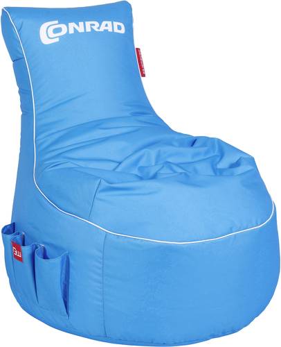 283394 Gaming Sitzsack Blau, Weiß