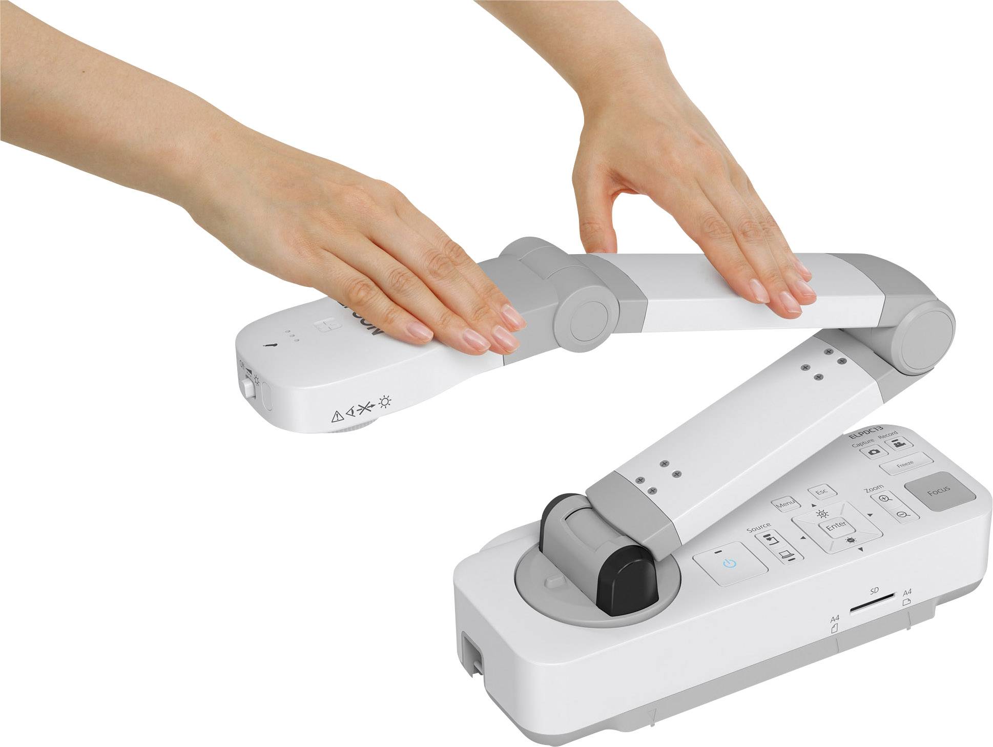 Epson ELPDC13 Dokumentenkamera 2.1 Megapixel A3 1920 x 1080 Pixel VGA, HDMI®, USB LED-Beleuchtung, Autofokus, Digitale Bildrotation, Helligkeitssteu