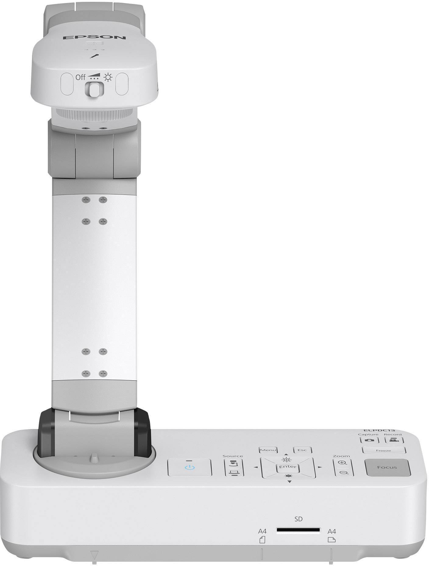 Epson ELPDC13 Dokumentenkamera 2.1 Megapixel A3 1920 x 1080 Pixel VGA, HDMI®, USB LED-Beleuchtung, Autofokus, Digitale Bildrotation, Helligkeitssteu