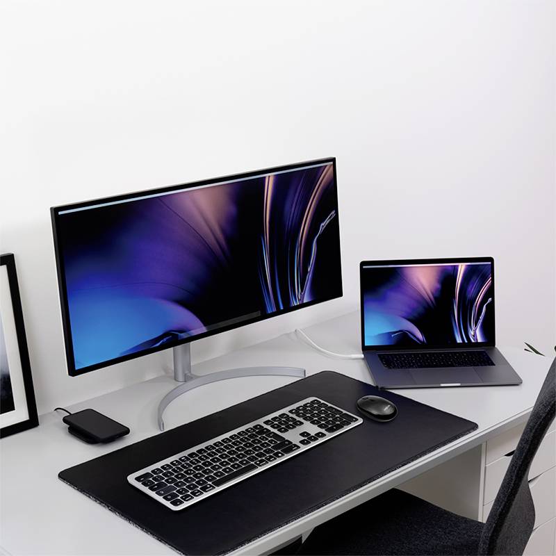 LogiLink ID0206 Bluetooth® Tastatur Deutsch, QWERTZ Silber Easy Switch 3 Geräte