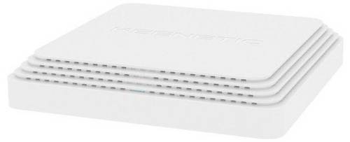 Keenetic Voyager Pro 4-Pack (KN-3510) Router/Ripetitore/Access Point Wi-Fi 6 mesh AX1800 con smart switch Gigabit a 2 porte e Power over Ethernet. Confezione da 4.