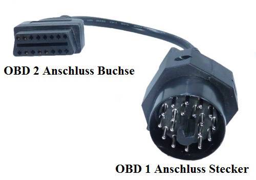 Adapter Universe OBD II-Stecker 7280 Passend für: BMW