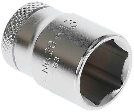 Steckschlüsseleinsatz 20 1/4 Zoll 6-kant SW 13mm L.25mm GEDORE