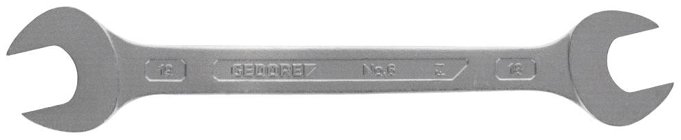 Doppelmaulschlüssel 6 18x19mm L.222mm verchr.GEDORE