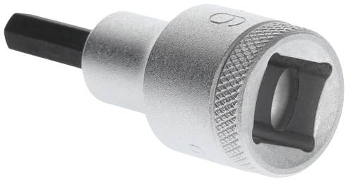 Steckschlüsseleinsatz IN 19 1/2 Zoll Innen-6-kant SW 6mm L.60mm GEDORE