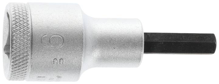 Steckschlüsseleinsatz IN 19 1/2 Zoll Innen-6-kant SW 6mm L.60mm GEDORE