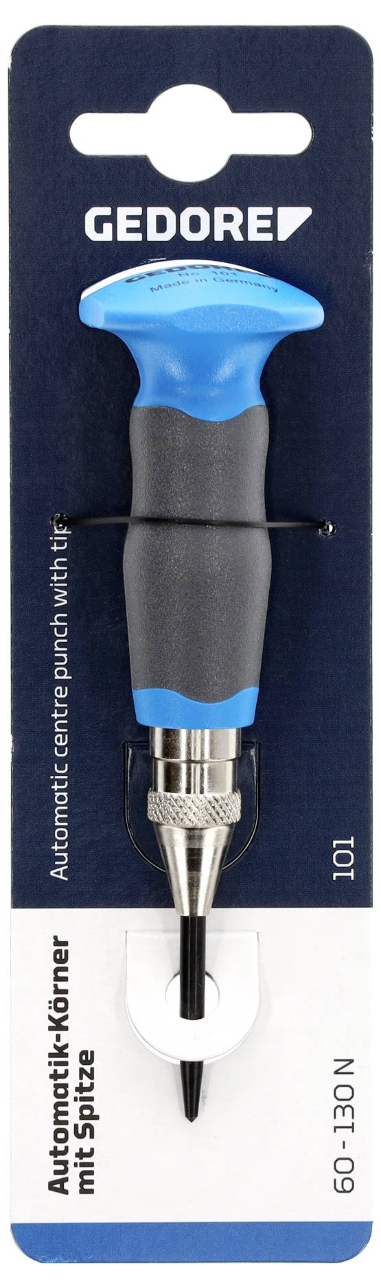 Gedore 101 Automatik-Körner mit Spitze und Handschutz 8722880
