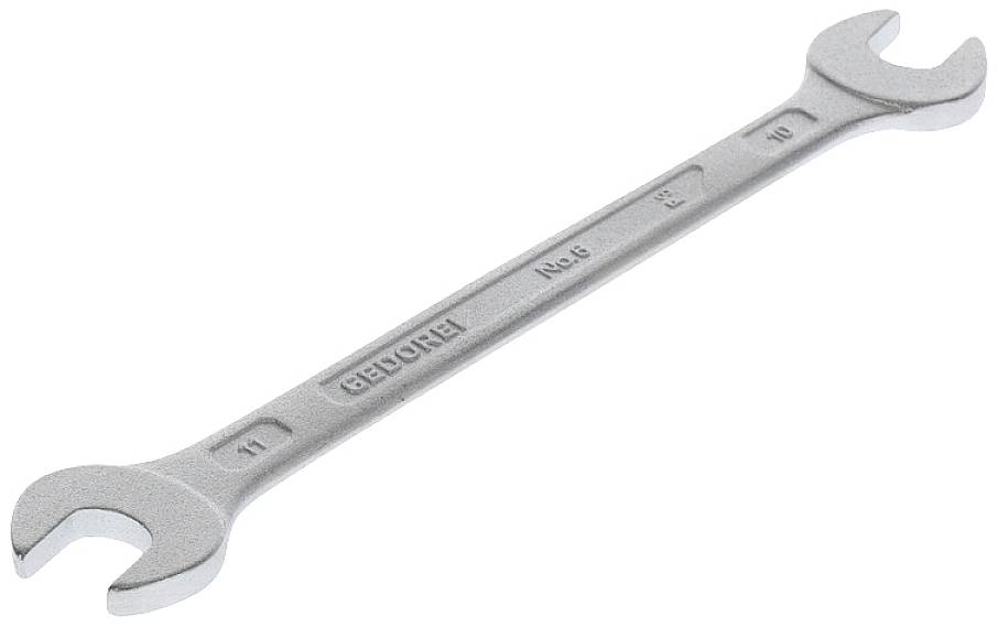 Gedore 6064720 6 10X11 Doppel-Maulschlüssel Schlüsselweite (Metrisch) 10 - 11 mm