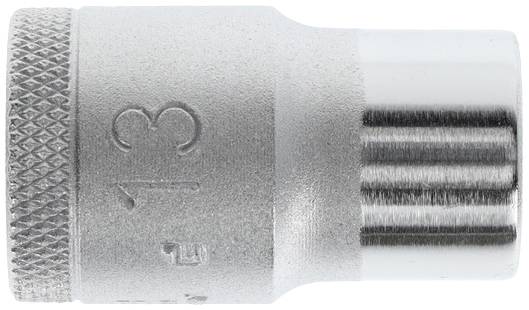 Steckschlüsseleinsatz D 19 1/2 Zoll 12-kant SW 13mm L.38mm GEDORE