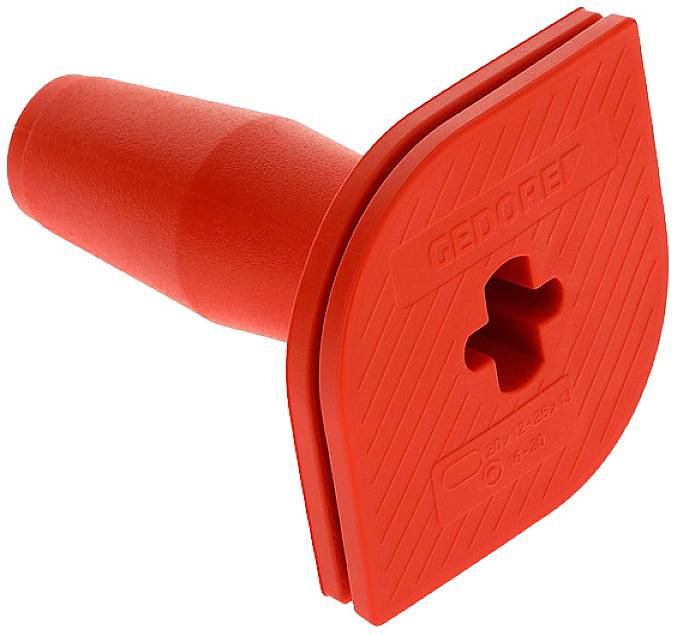 Gedore 108 UNI - Handschutzgriff PVC f.Meißel rot 8658500