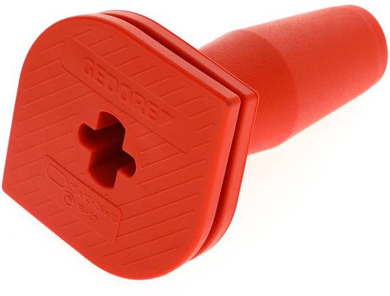 Gedore 108 UNI - Handschutzgriff PVC f.Meißel rot 8658500