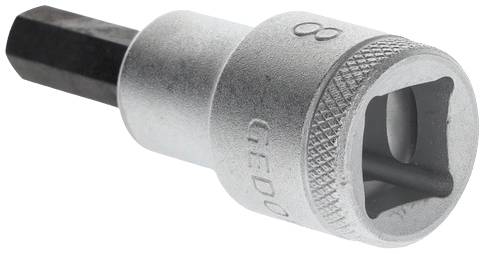 Steckschlüsseleinsatz IN 19 1/2 Zoll Innen-6-kant SW 8mm L.60mm GEDORE