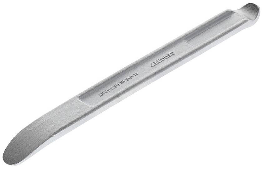 Reifenmontierhebel aus Metall, verwendet zum Abhebeln von Reifen bei der Montage oder Demontage an Fahrzeugrädern.