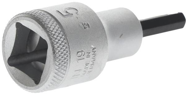 Steckschlüsseleinsatz IN 19 1/2 Zoll Innen-6-kant SW 5mm L.60mm GEDORE