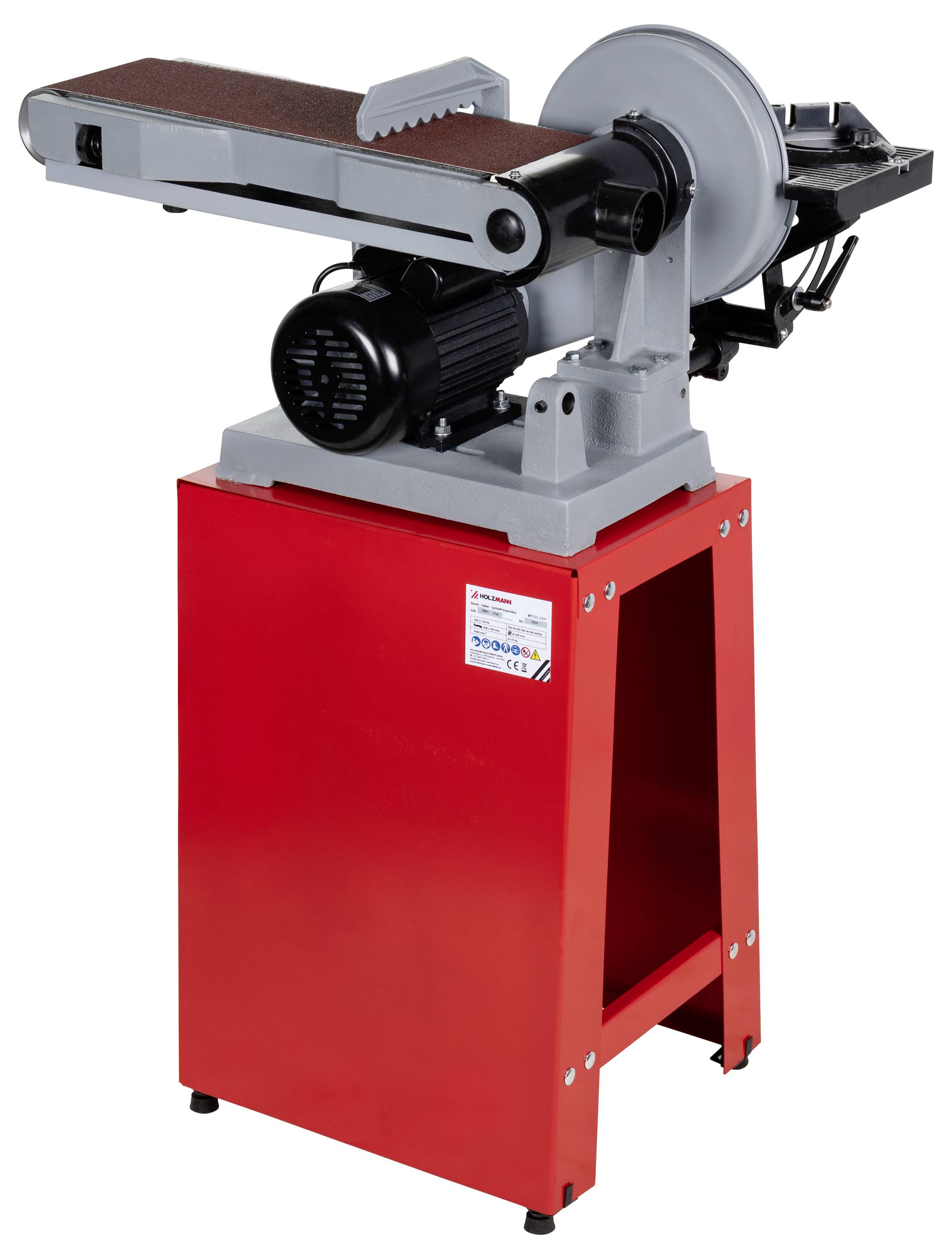 Holzmann Maschinen BT1220_230V Band- und Tellerschleifer 750 W
