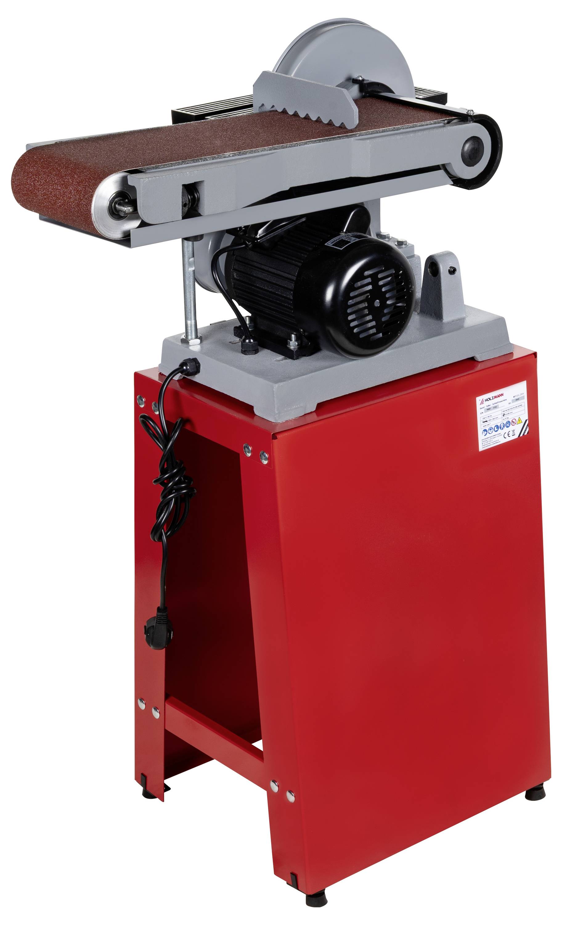 Holzmann Maschinen BT1220_230V Band- und Tellerschleifer 750 W