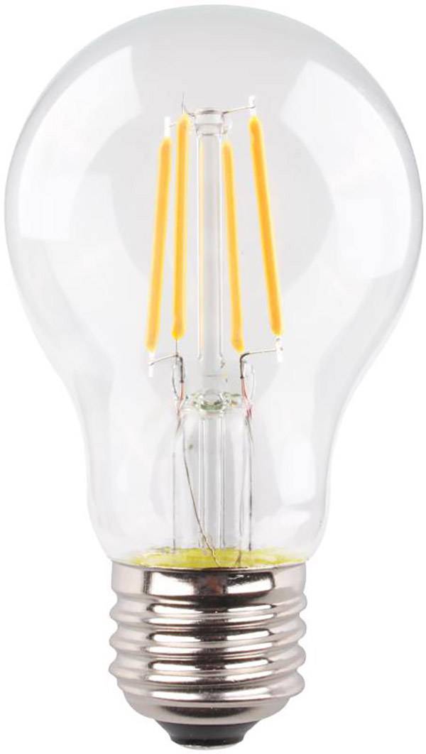 Sygonix SY-3780852 LED E27 Glühlampenform 7W = 60W Warmweiß (Ø x L) 60mm x 106mm Filament 3St.