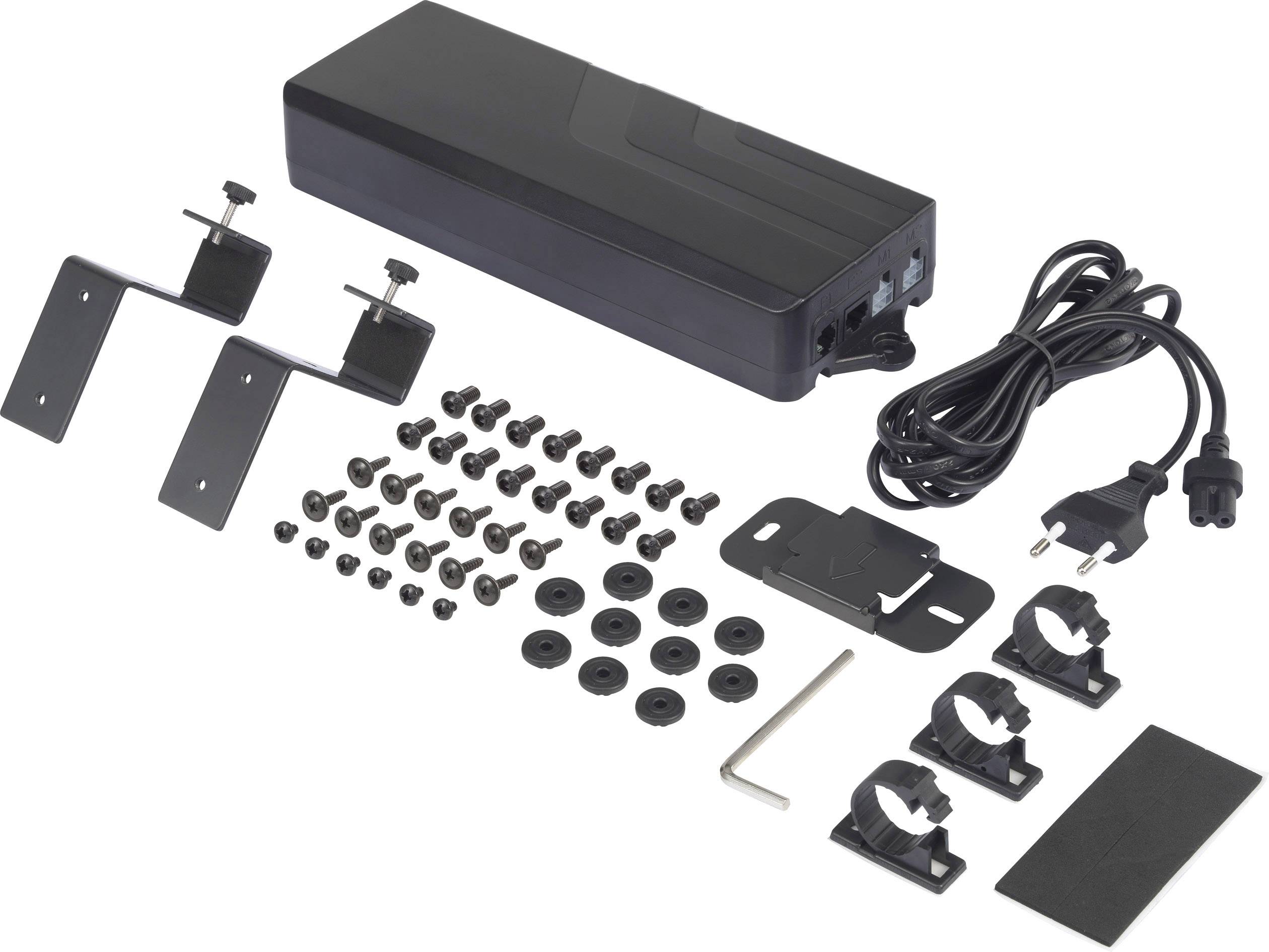 SpeaKa Professional Sitz-/Steh-Schreibtischgestell SP-7562056 (B x H x T) 1700 x 1280 x 650mm Schwarz