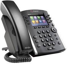 Polycom VVX 400 Desktop Telefon Schnurgebundenes Telefon, VoIP Integrierter Webserver, PoE Farbdisplay Schwarz