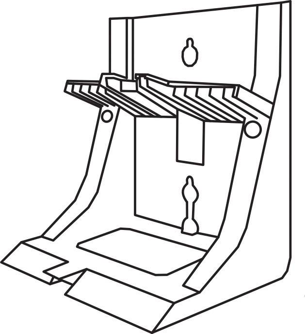 Polycom VVX Wallmount Bracket Kit 5-Pack Montagezubehör Polycom