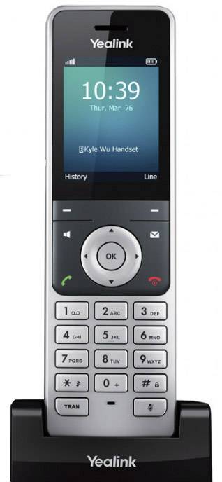 Yealink SIP-W56H Mobilteil DECT Mobilteil Silber-Schwarz