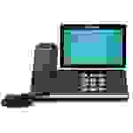 Yealink SIP-T58A SIP-IP-Telefon PoE Schnurgebundenes Telefon, VoIP Bluetooth, PoE Farbdisplay Schwarz