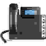 Grandstream SIP GXP-1630 Entry High-End Schnurgebundenes Telefon, VoIP PoE LC-Display Schwarz