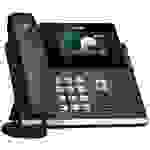 Yealink SIP-T46S SIP-IP-Telefon PoE Schnurgebundenes Telefon, VoIP PoE Farbdisplay Schwarz