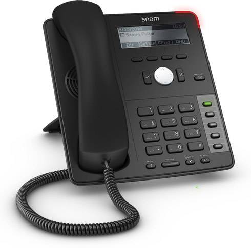 SNOM D712 Schnurgebundenes Telefon, VoIP PoE LC-Display Schwarz