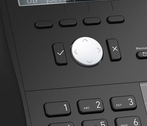 SNOM D712 Schnurgebundenes Telefon, VoIP PoE LC-Display Schwarz