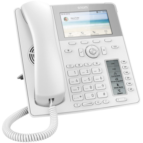 SNOM D785 Desk Telephone weiss Schnurgebundenes Telefon, VoIP Bluetooth, PoE Farbdisplay Weiß