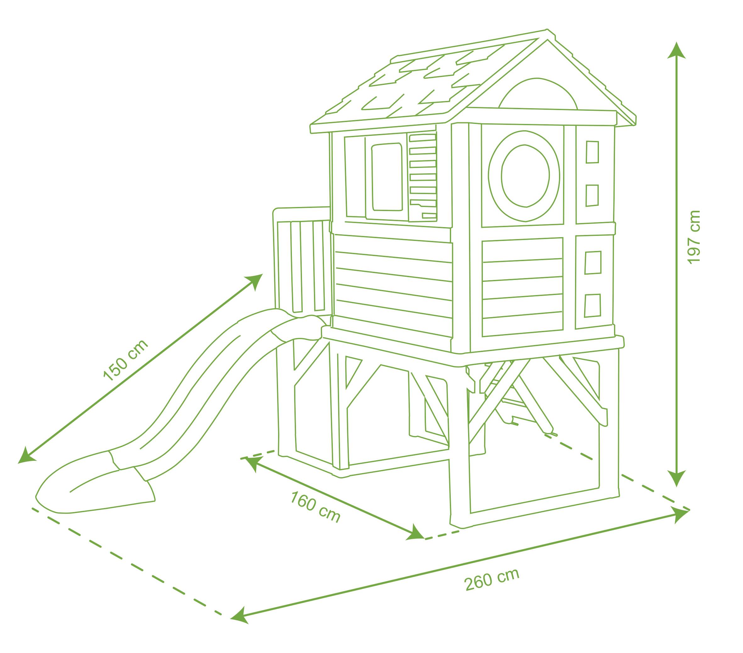 Smoby Spielhaus Stelzenhaus