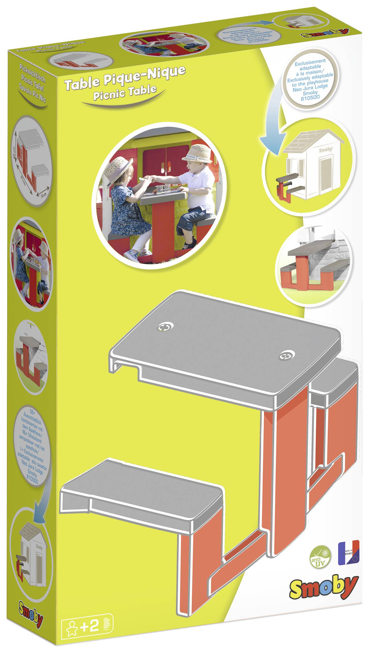 Smoby Spielhaus Zubehör Picknicktisch