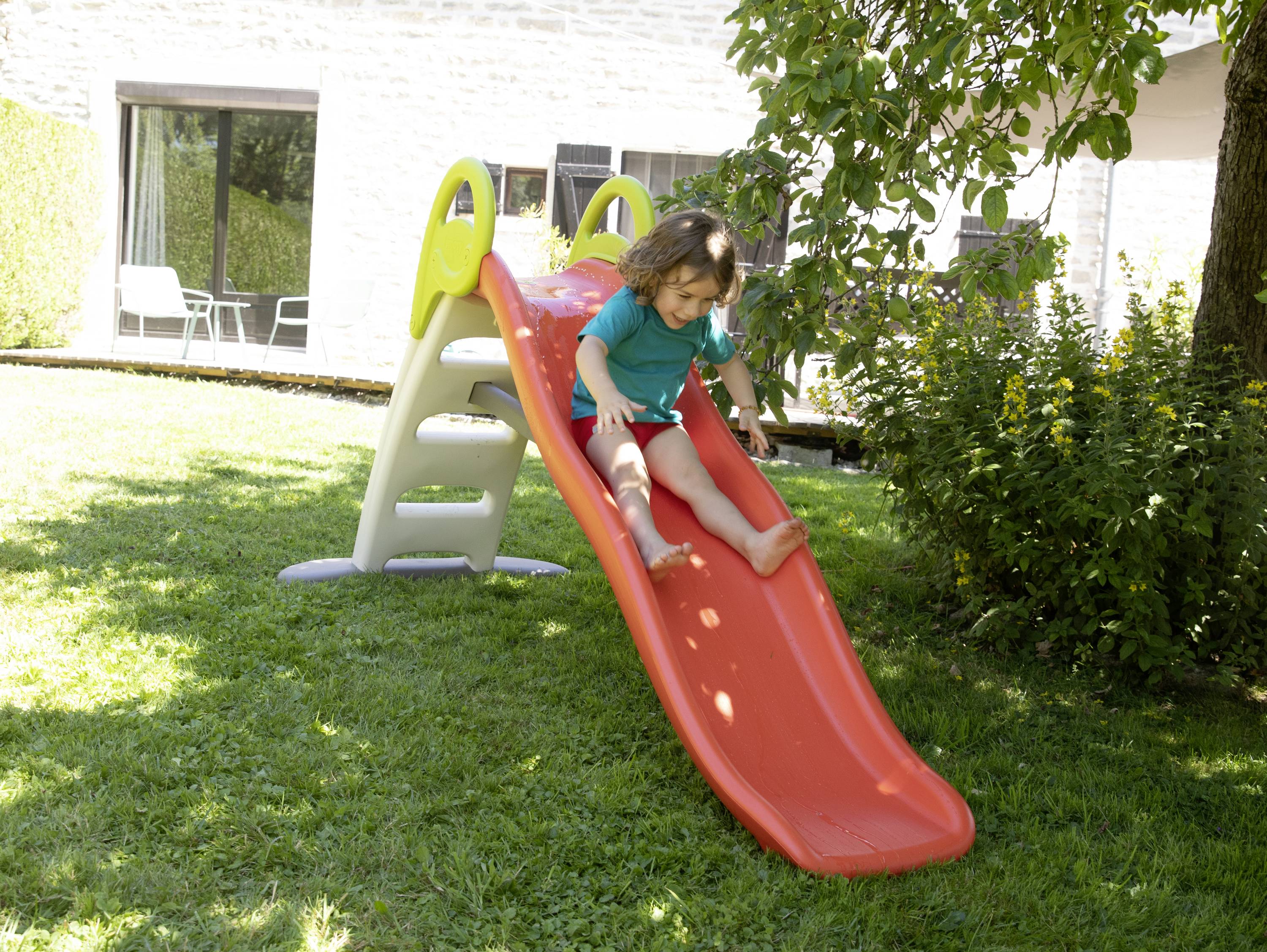 Smoby Funny II Wellenrutsche mit Wasseranschluss