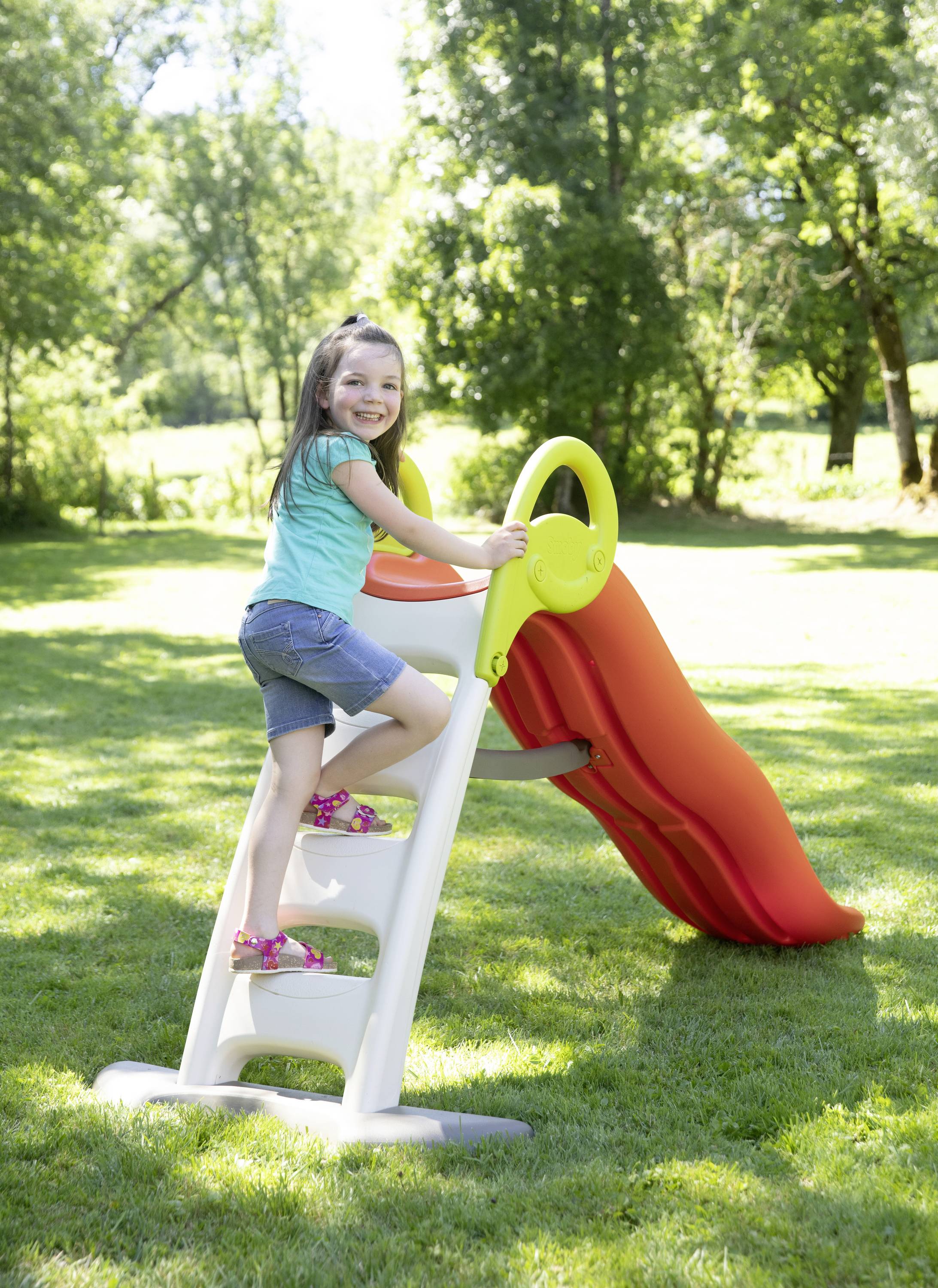 Smoby Funny II Wellenrutsche mit Wasseranschluss