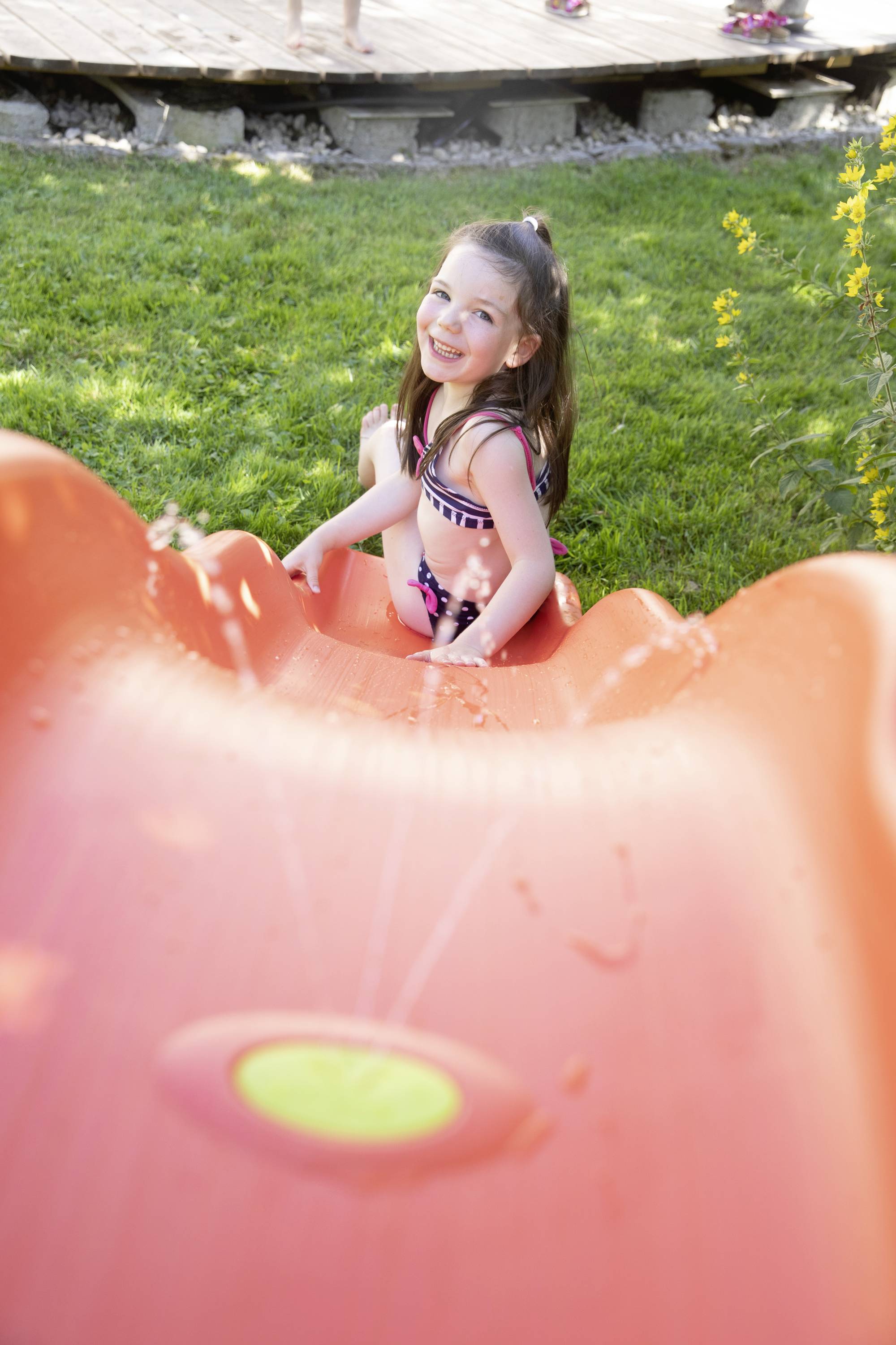 Smoby Funny II Wellenrutsche mit Wasseranschluss