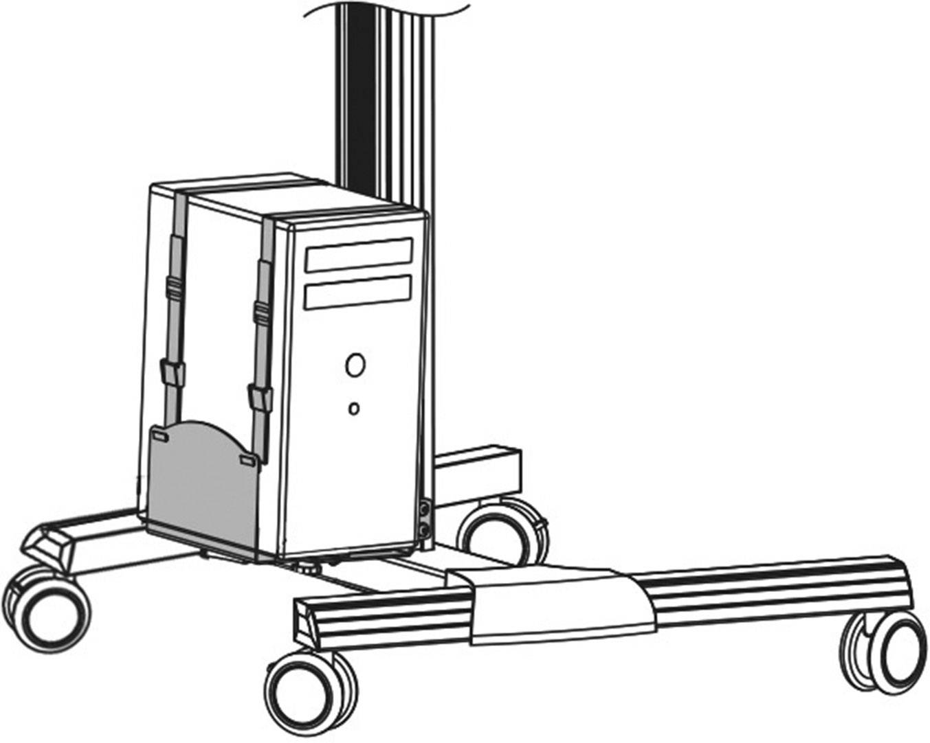My Wall PC-Halterung Passend für Serie (Halter): MyWall HP 110, MyWall HP 111, MyWall HP 112, MyWall HP 113 Schwarz