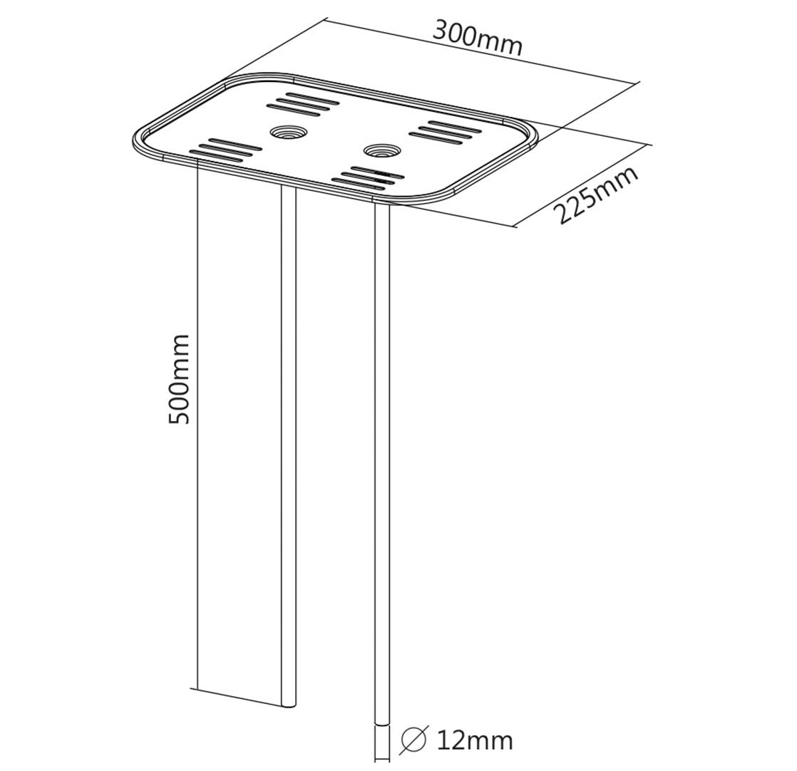 My Wall Kamerahalter für Videokonferenzen Passend für Serie (Halter): MyWall HP 112, MyWall HP 113 Schwarz