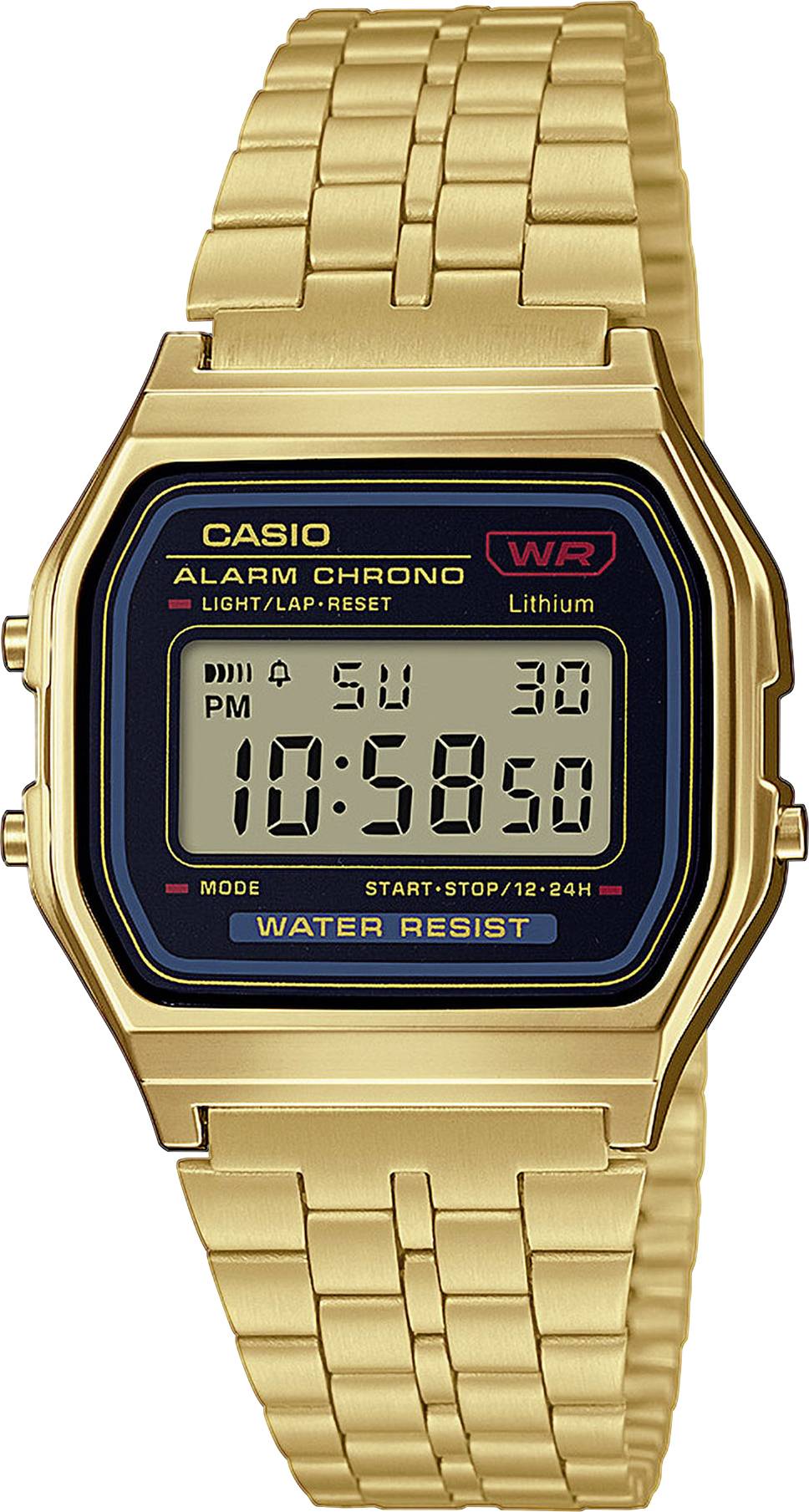 Casio Quarz Armbanduhr A159WGEA-1EF (L x B x H) 36.8 x 32.2 x 8.2 mm Gold Gehäusematerial=Harz Mate