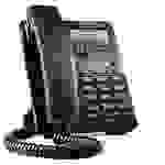 Mitel 6863i VoIP SIP Telefon Schnurgebundenes Telefon, VoIP Integrierter Webserver, PoE LC-Display Schwarz